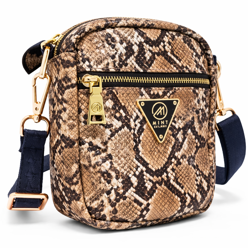 Cobra Leather Crossbody