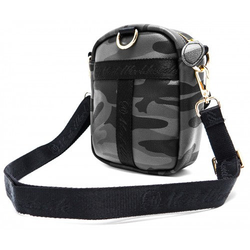 Camo Leather Crossbody