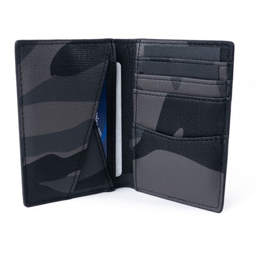 Camo Leather Slim Wallet