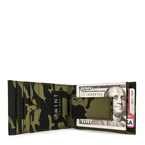 Camo Nylon Magnetic Bifold