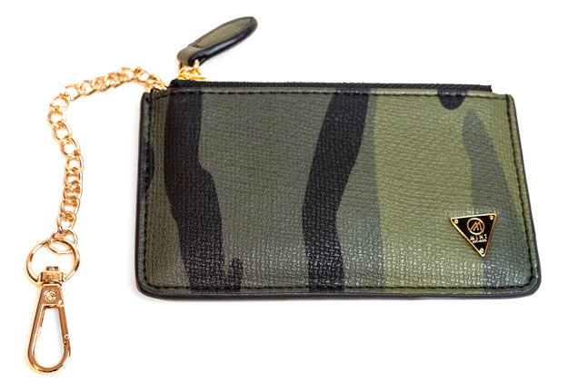 Camo Leather Pouch