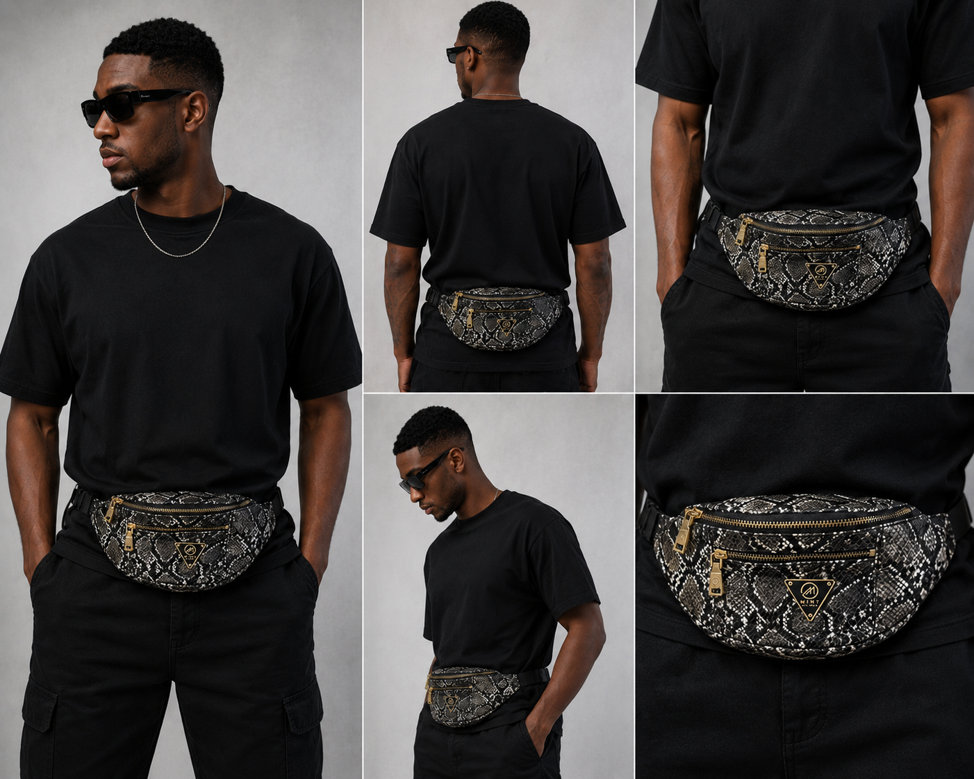 Cobra Fanny Pack in Black