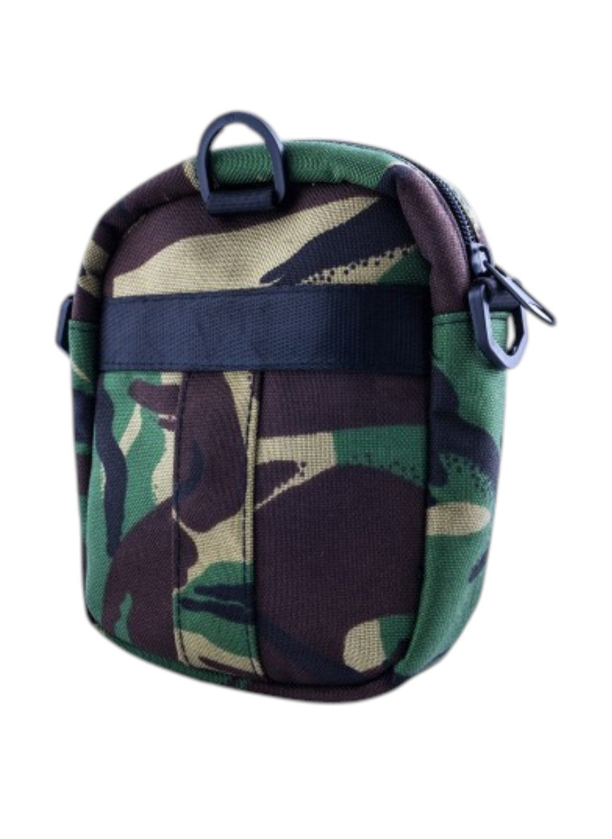 Green Camo Day bag with Mint Logo