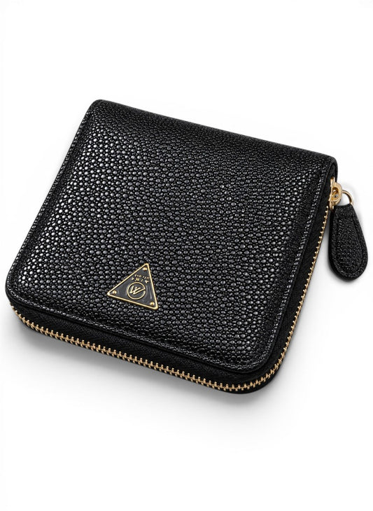 Stingray zip bifold wallet