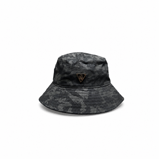 Mint Camo Bucket Hat In Gray