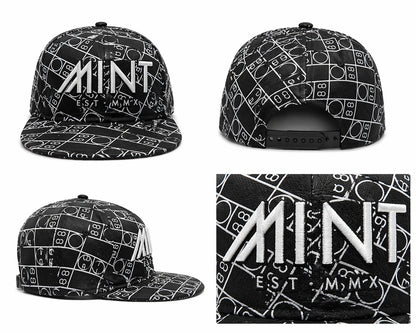 6 Panel Snap back Hat Scale Cap