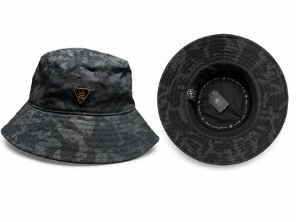 Mint Camo Bucket Hat In Gray