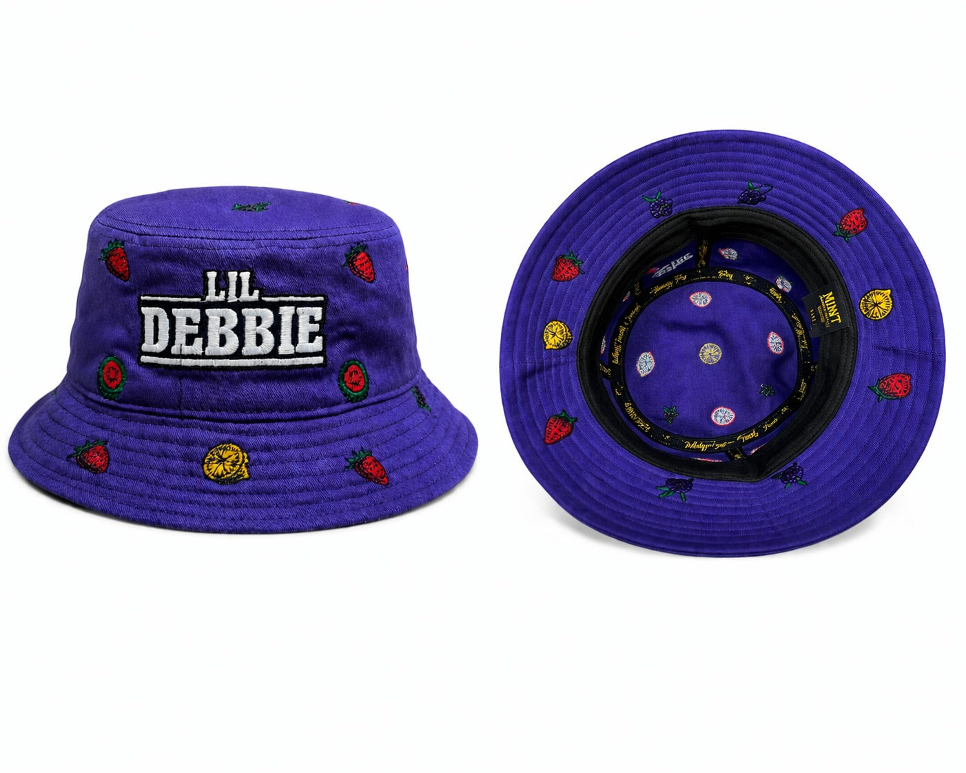 Mint Lil Debbie Bucket Hat In Purple