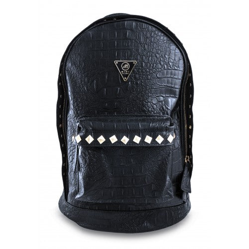 Crocodile Studded Backpack 43cm