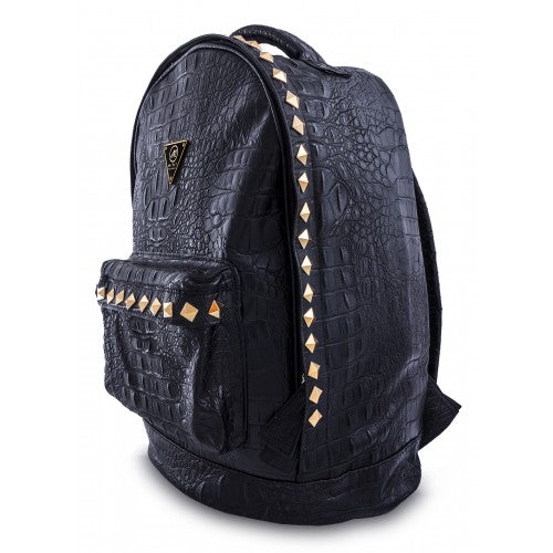 Crocodile Studded Backpack 43cm