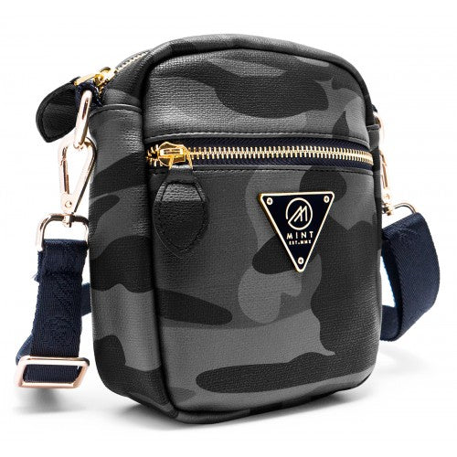 Camo Leather Crossbody