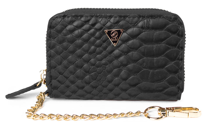 Python Leather Card Wallet