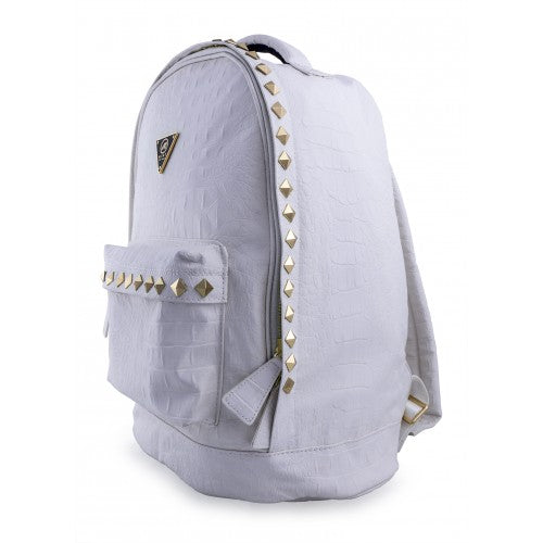 Crocodile Studded Backpack 43cm