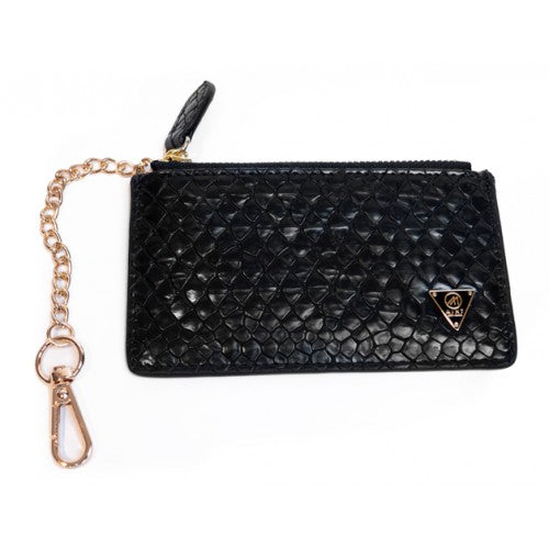 Python Leather Pouch
