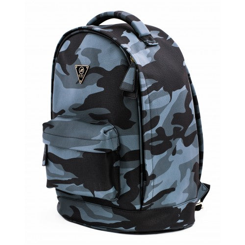 Camo Leather Backpack 43cm