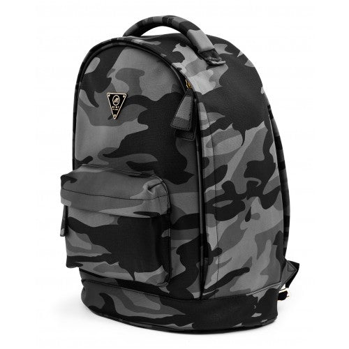 Camo Leather Backpack 43cm